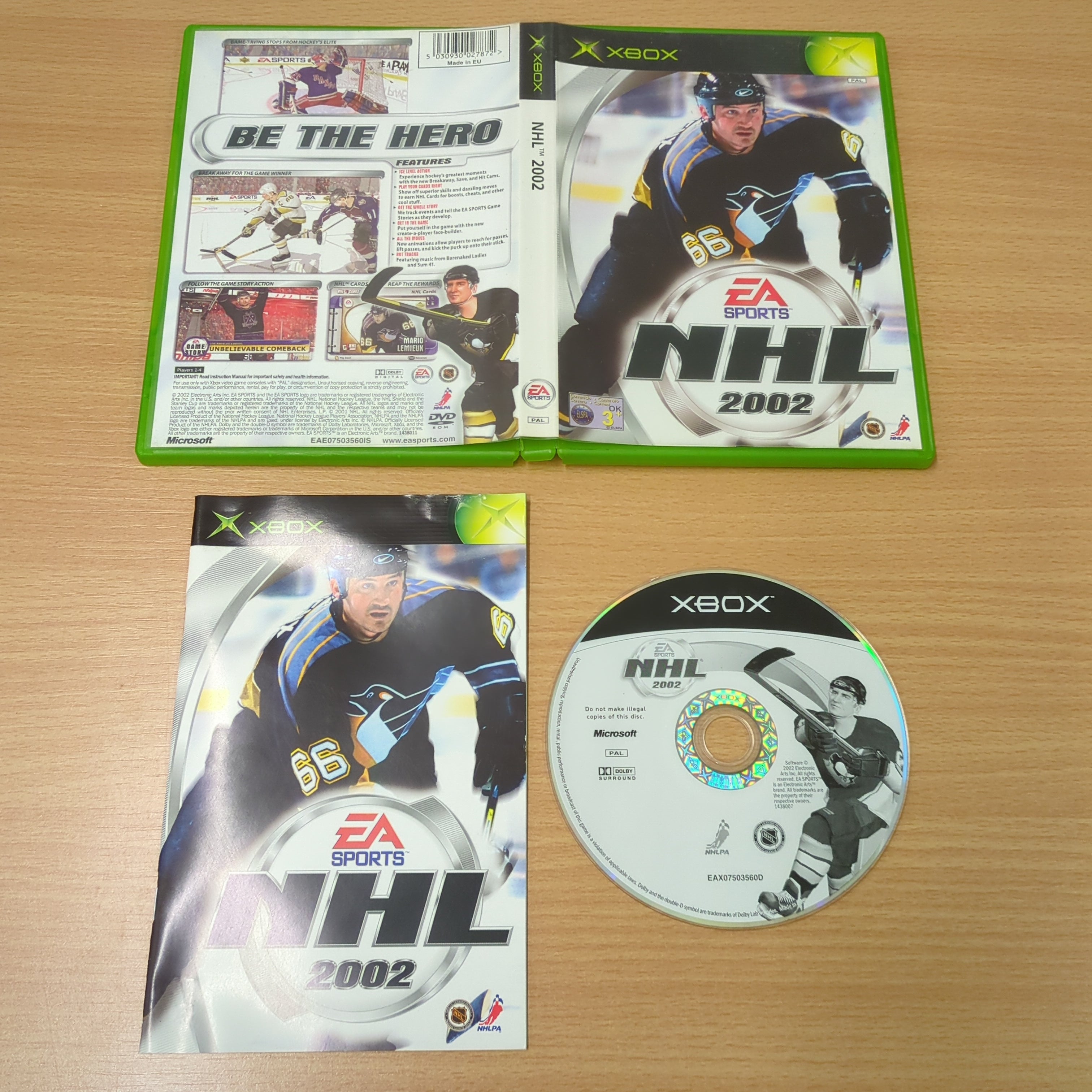 NHL 2002 original Xbox game NHL 2002 original Xbox game